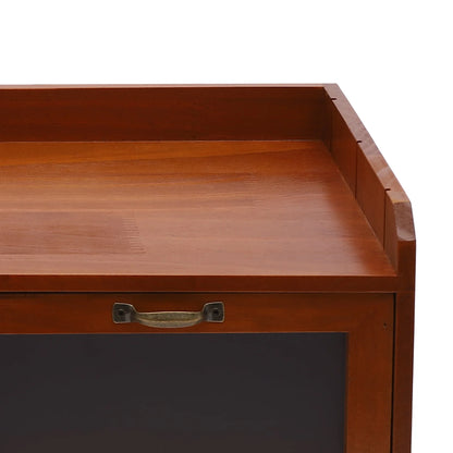 Vintage Solid Wood Desktop Organizer