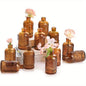 12 Pack Clear Vintage Glass Bud Vases