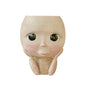 Girls Face Head Flower Pot