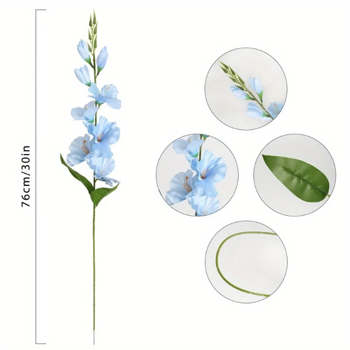 10 Pcs Gladiolus Artificial Flowers 30in