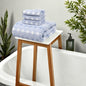 4/8Piece Cotton Bath Towels Popcorn Textured