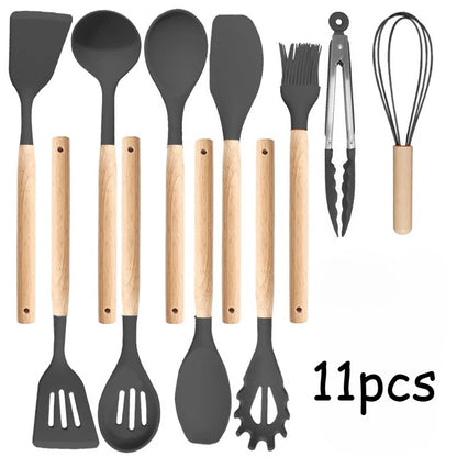 11pcs Silicone Kitchen Utensil Set