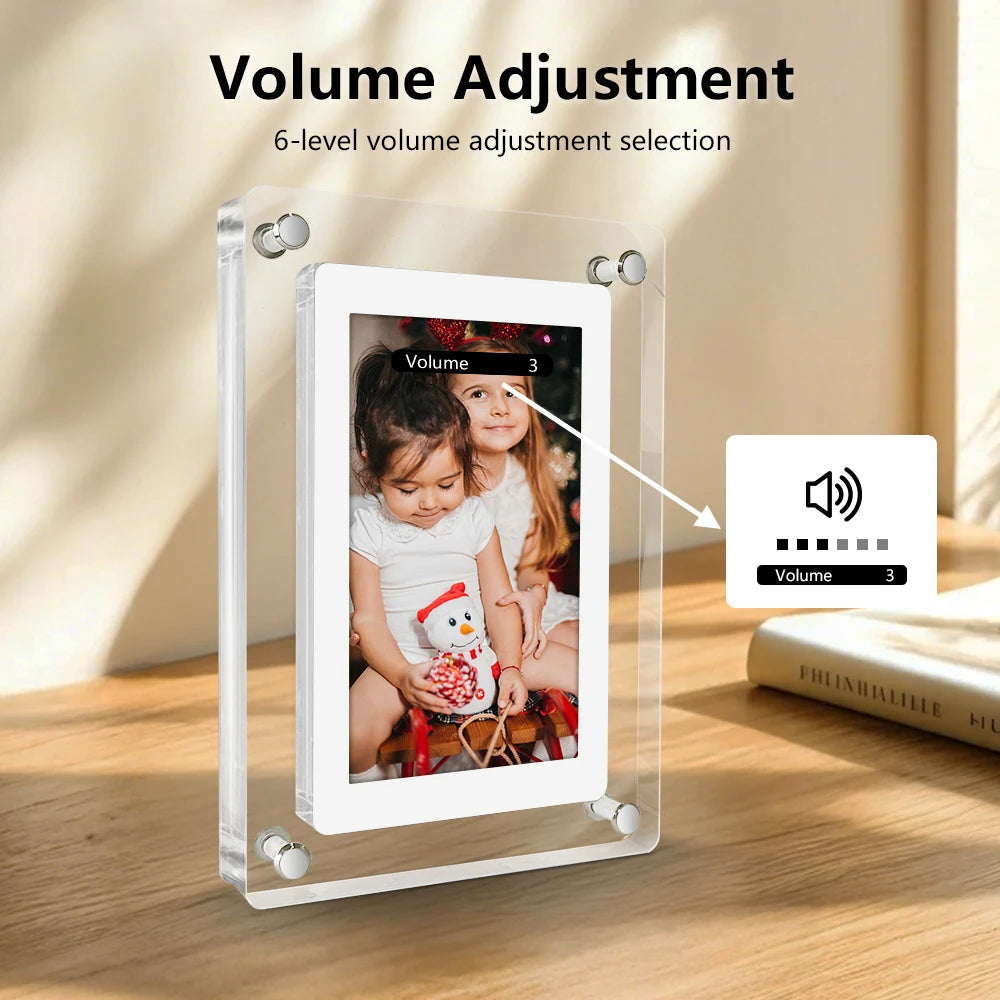 Acrylic Digital Photo Frame 5 and 7 Inch
