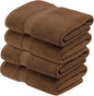 Egyptian long staple cotton bath towel, set of 4