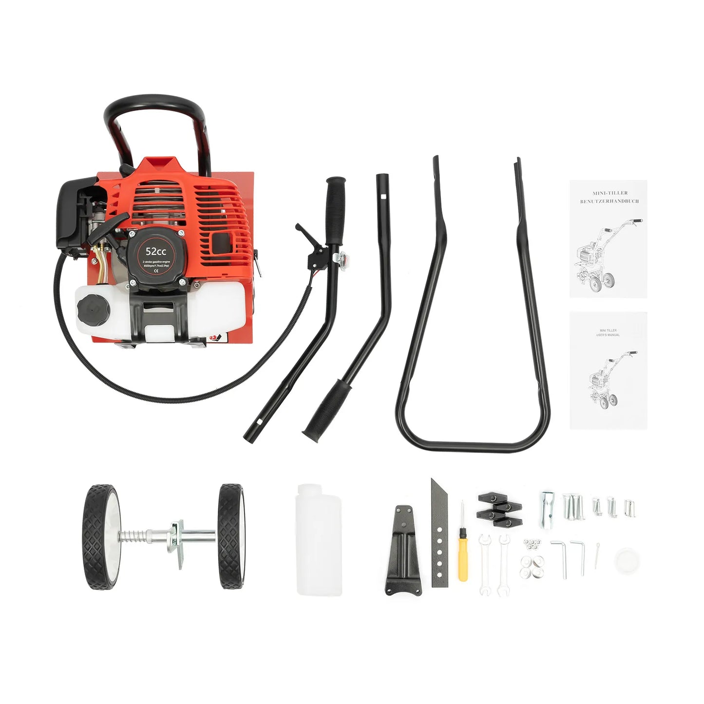 52CC Gas-Powered Mini Soil Cultivator