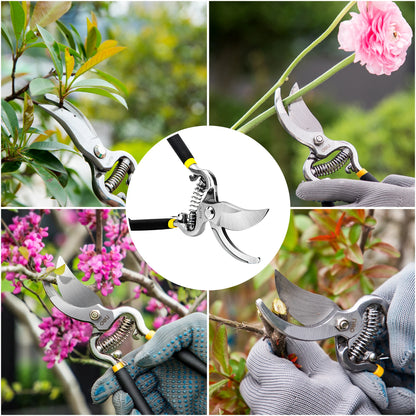 Deli 8in Heavy-Duty Pruning Shears