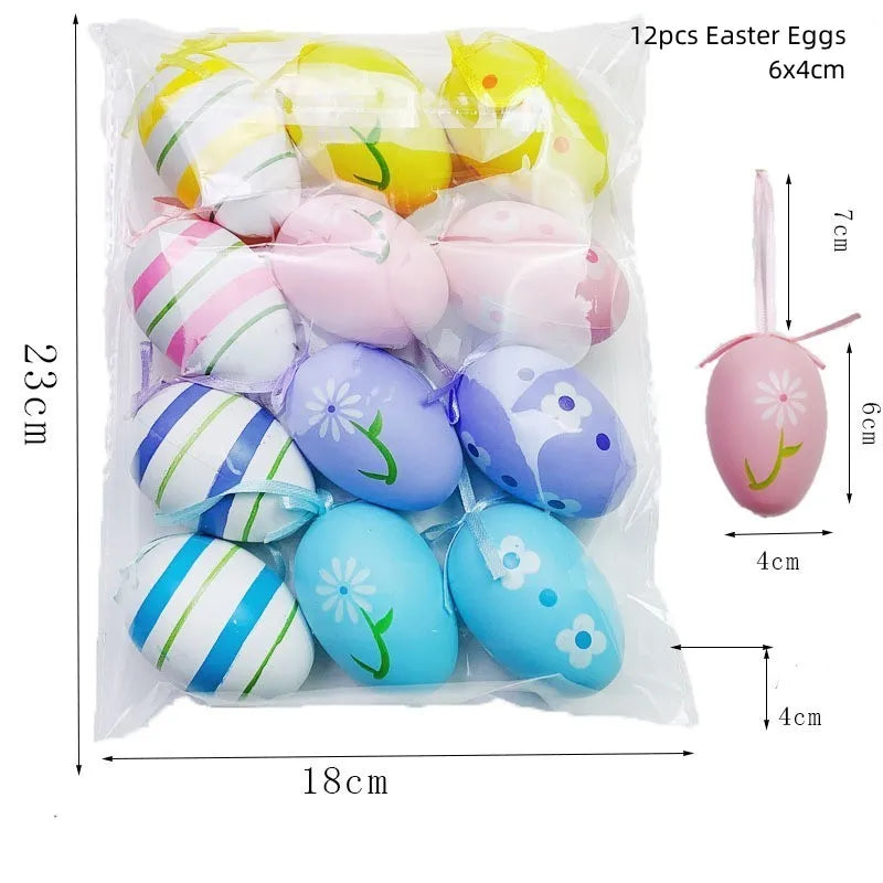 Easter Birch Tree Lamp - LED Easter Eggs Ornaments