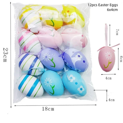 Easter Birch Tree Lamp - LED Easter Eggs Ornaments