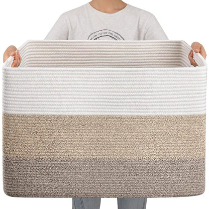 Super Large Blanket Basket, Woven Basket