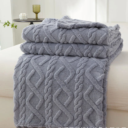 Warm Sherpa Soft Sofa Cover Throw Blanket
