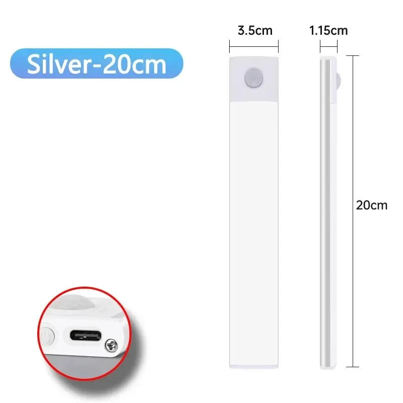 LED Cabinet Light USB Type-C Motion Sensor