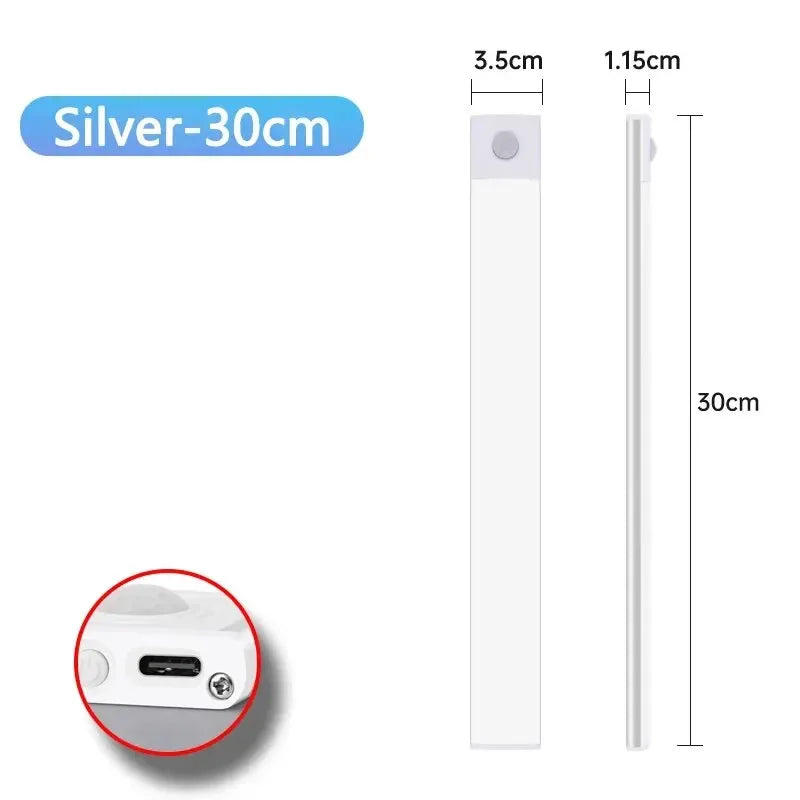 LED Cabinet Light USB Type-C Motion Sensor