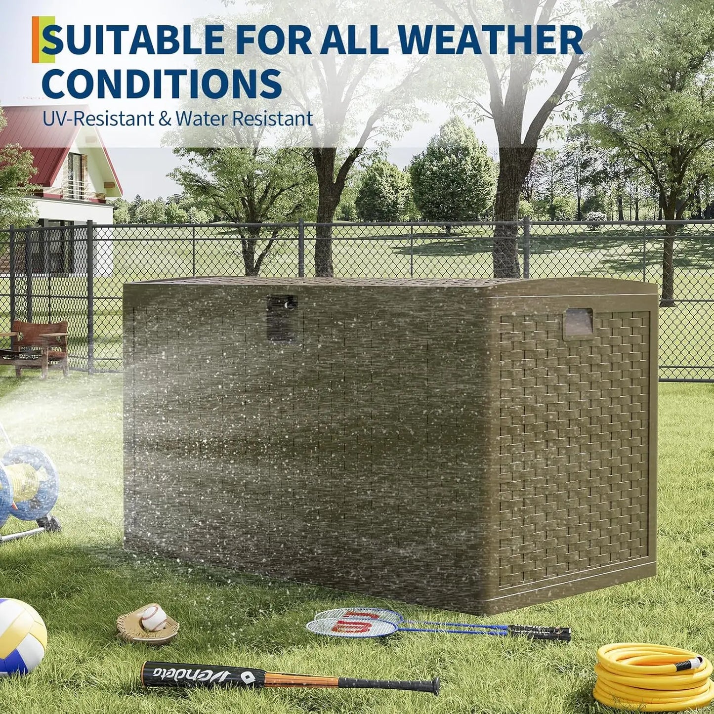 120 Gallon Storage Box Lockable