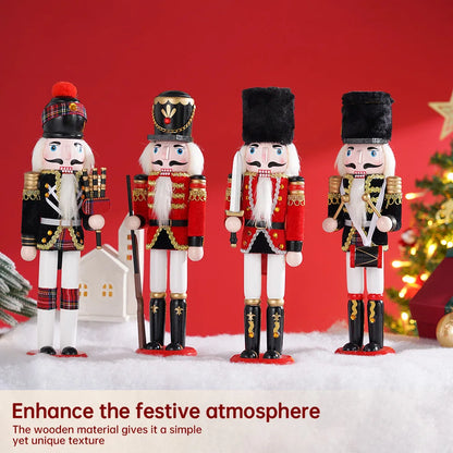 30cm Nutcracker Soldier  Wooden  Statues