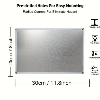 6pcs Funny Quotes Metal Tin Signs