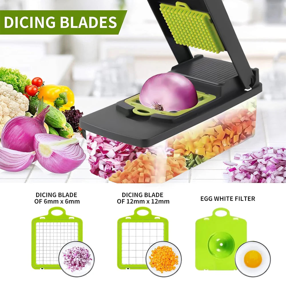 14 in 1 Multifunctional Vegetable Chopper