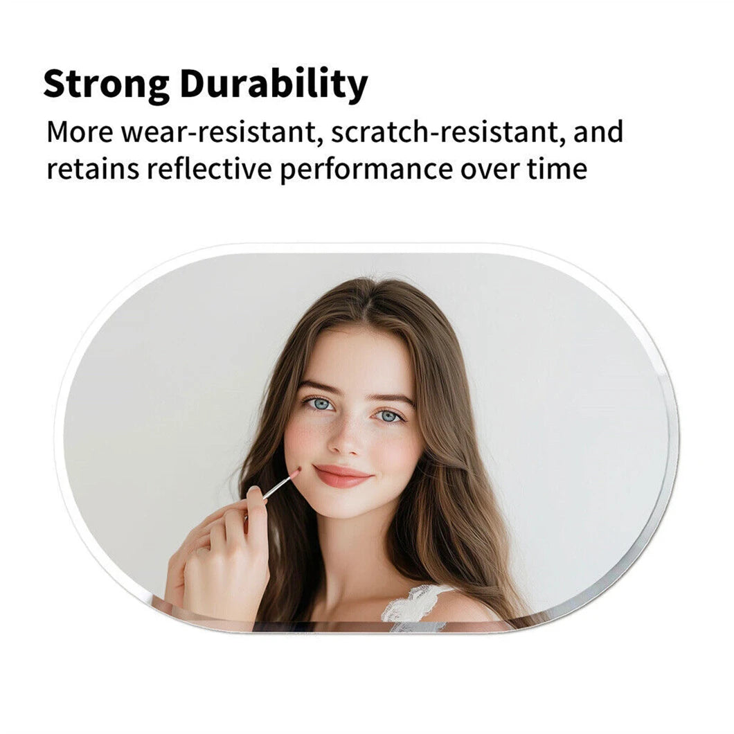 Frameless Oblong Accent Wall Mirror