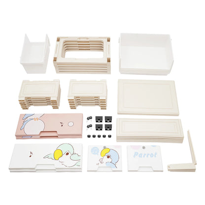 Adorable 6 Drawer PP Dresser Chest Bedroom Storage Organizer