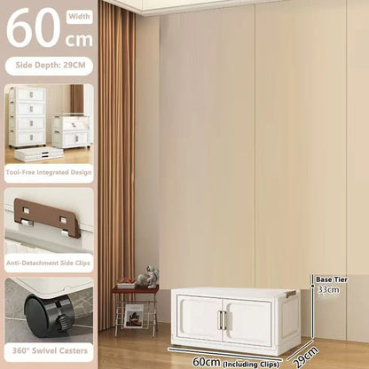 Folding Storage Cabinet Organizer