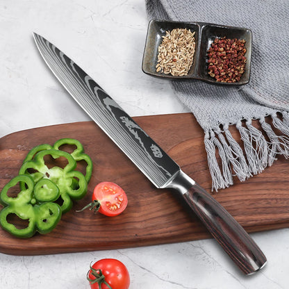 Japanese Stainless Steel 8 Inch Slicing Knife