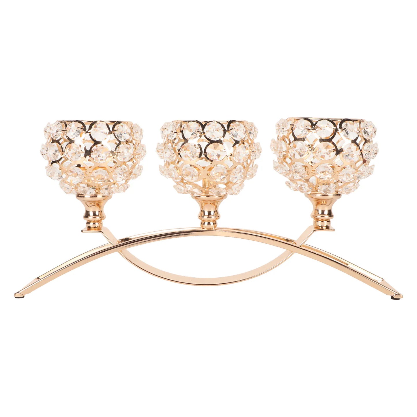 Crystal Candle Holder 3 Heads