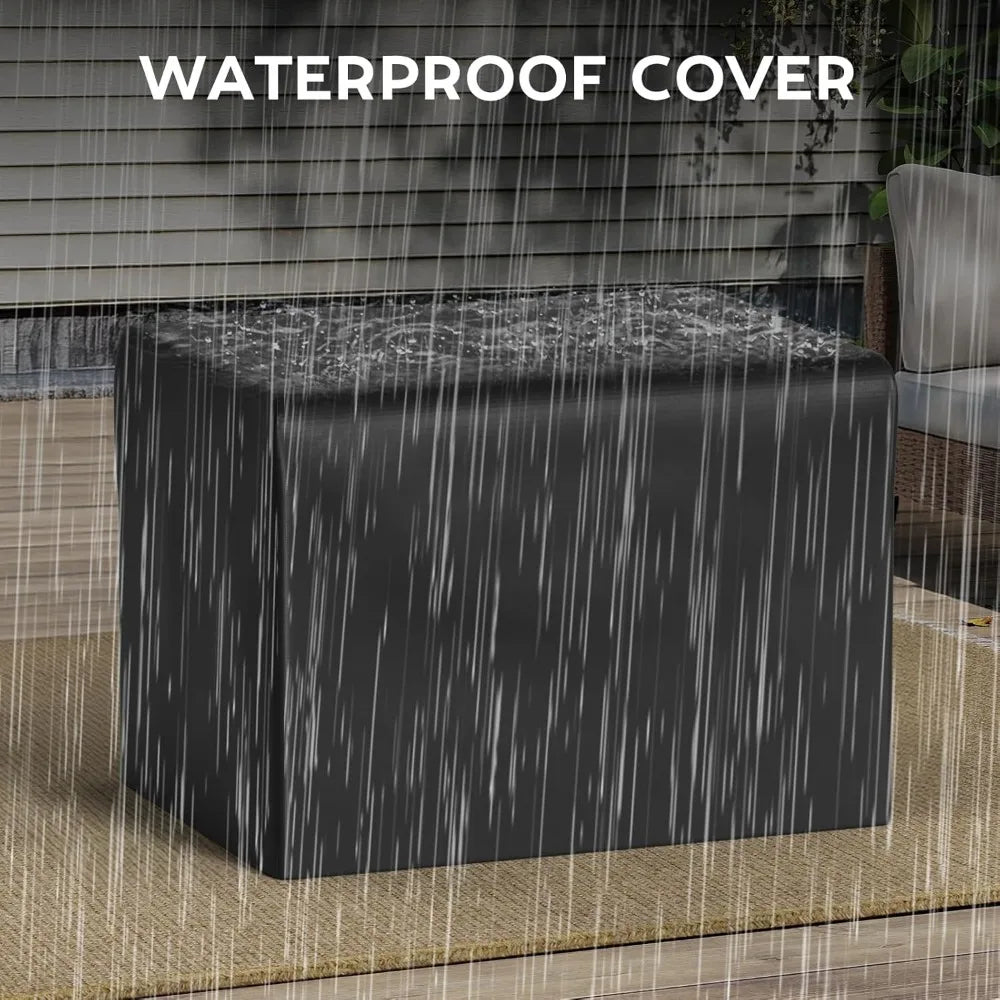 Outdoor Propane Fire Pit Table, 44" Auto-Ignition