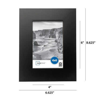 4x6 Black Gallery Frames Set of 4