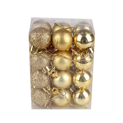 24Pcs Christmas Ornaments