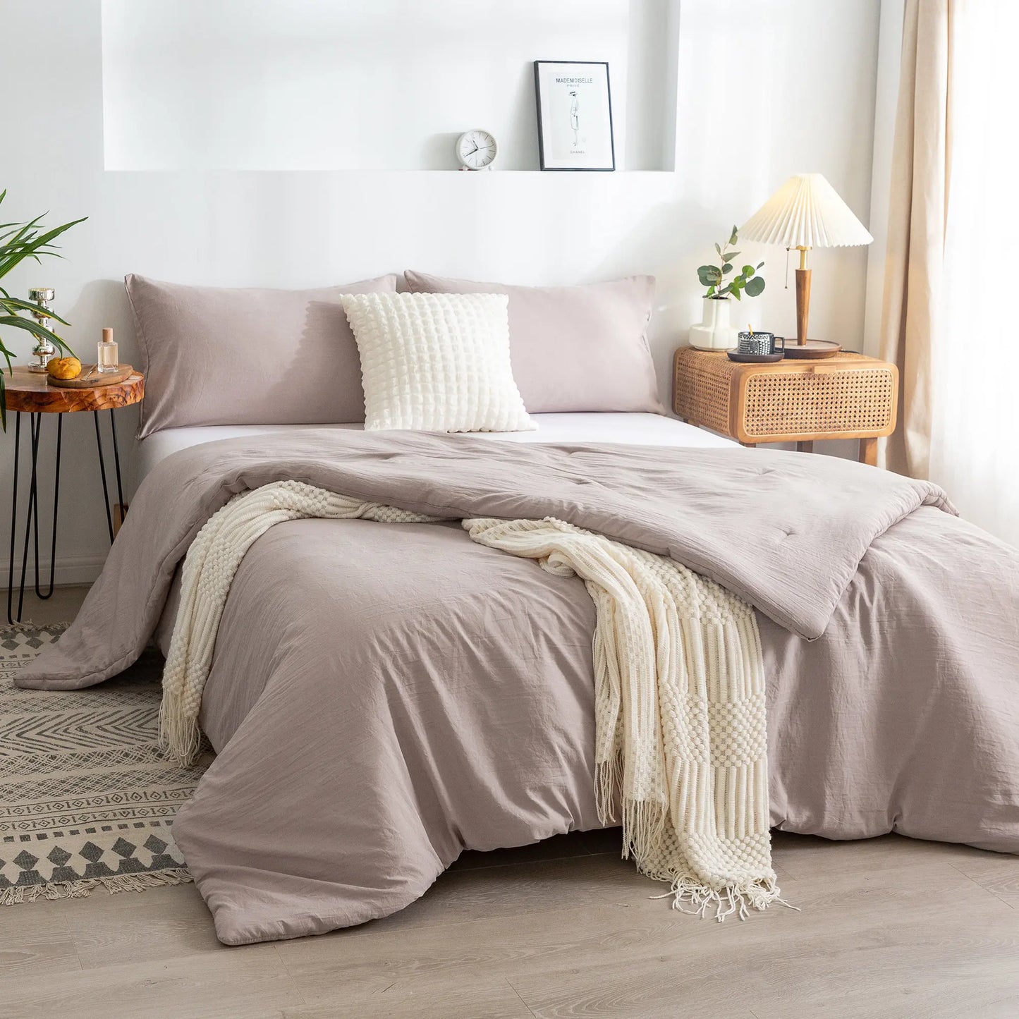 Soft Reversible Bedding Comforter Set