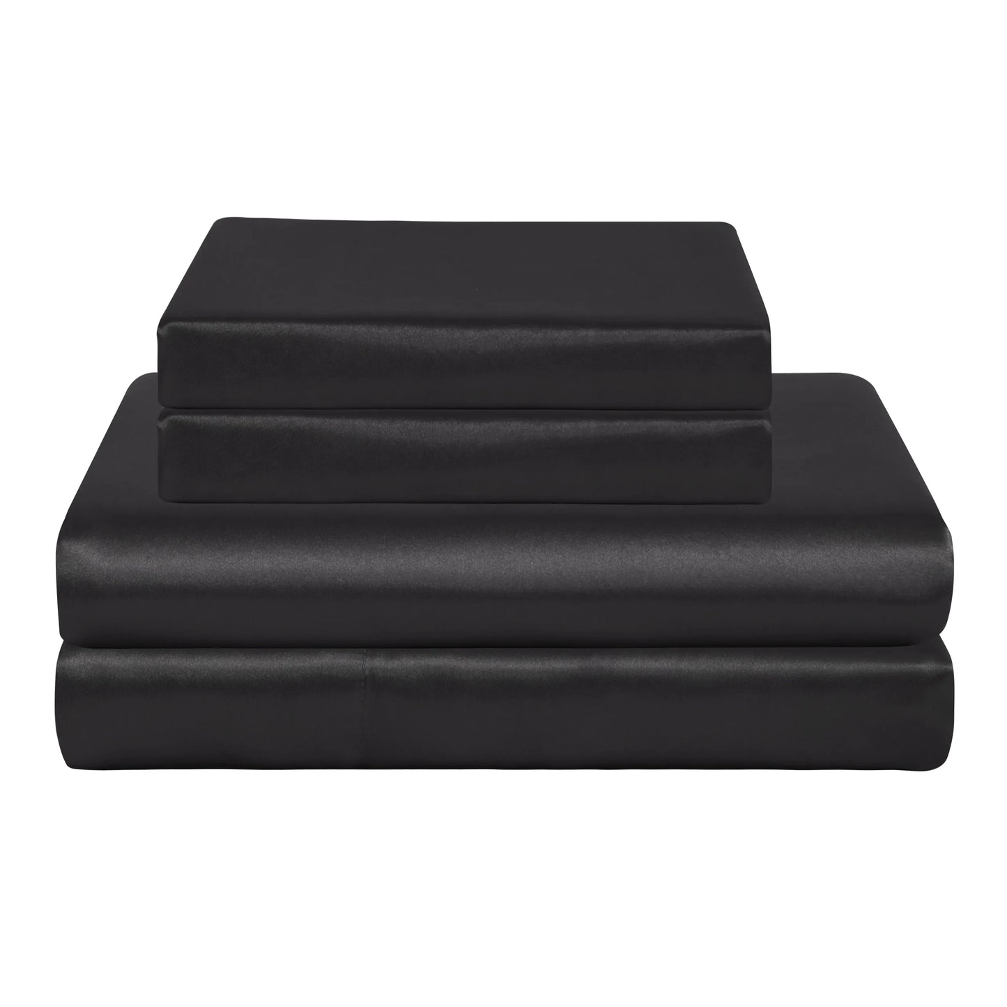 3 Pieces Silky Satin Cooling Sheet Set