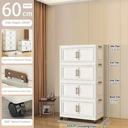 Folding Storage Cabinet Organizer