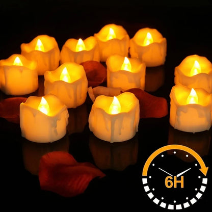 Flameless Flickering LED Tea Lights