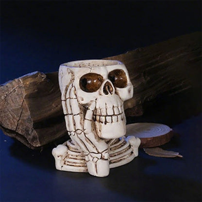 Spooky Skull Planter Flower Pot for Indoor and Outdoor