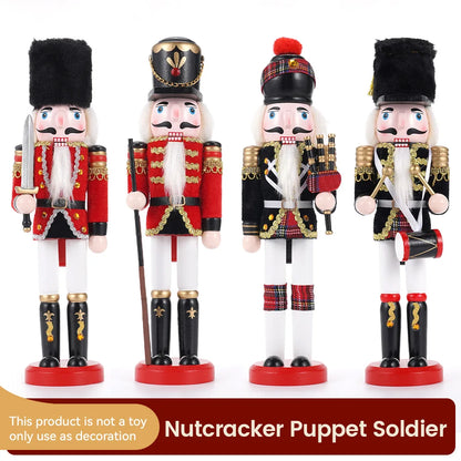 30cm Nutcracker Soldier  Wooden  Statues