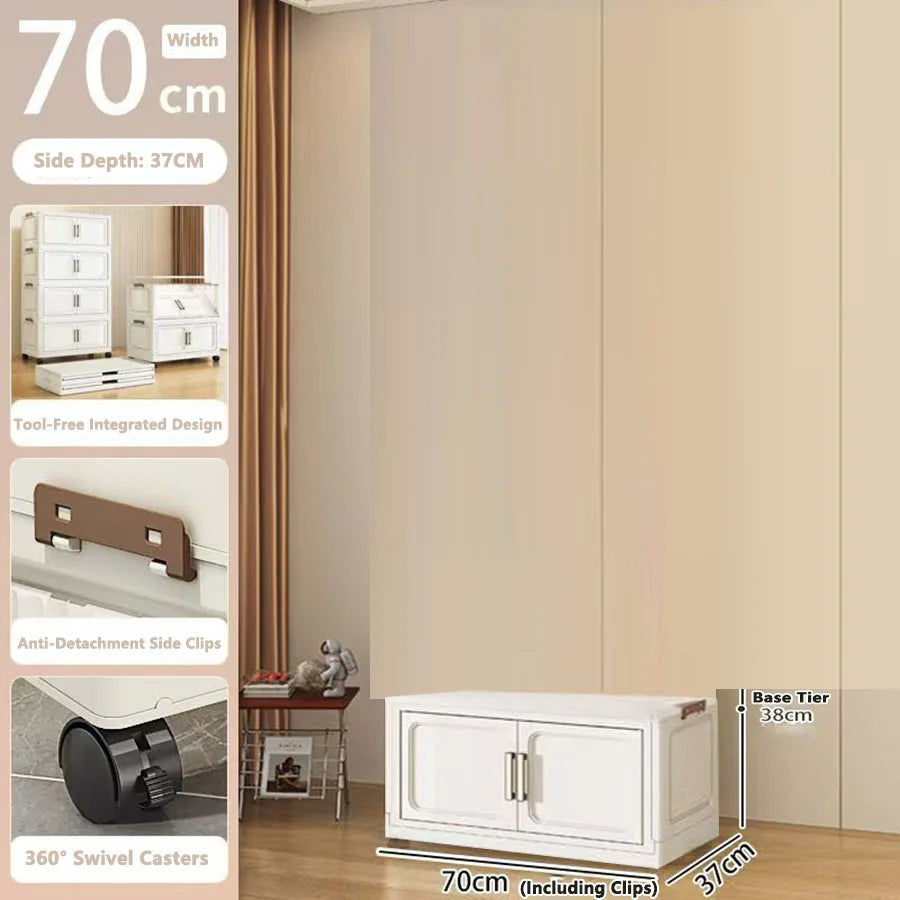 Folding Storage Cabinet Organizer