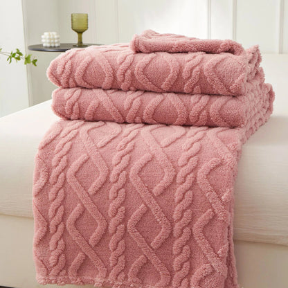 Warm Sherpa Soft Sofa Cover Throw Blanket