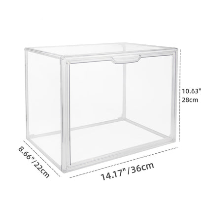 1pc/3pcs Clear Storage Box Organizer Showcase