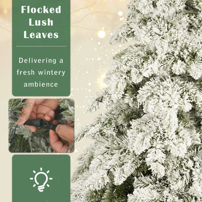 7.5ft Artificial Christmas Tree with 400 LED Lights