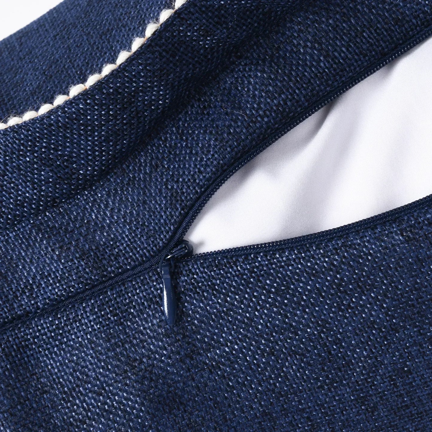 Linen Pillow Case Chenille Cushion Cover