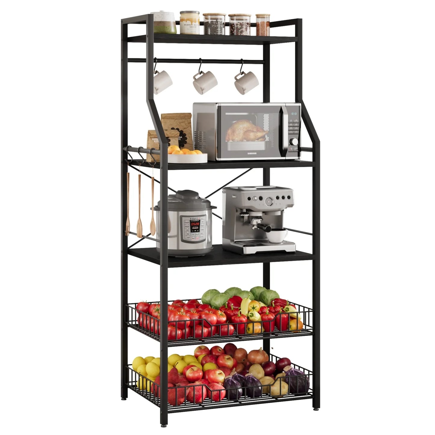 Kitchen Bakers Rack Microwave Oven Stand