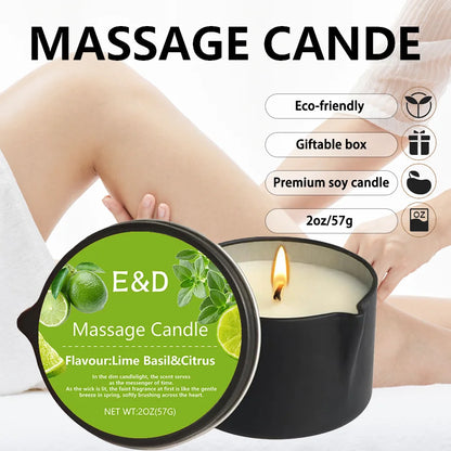 2PCS Massage Oil Candles