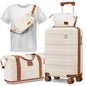 Travel Luggage Set, Hard Shell Lightweight Carry on