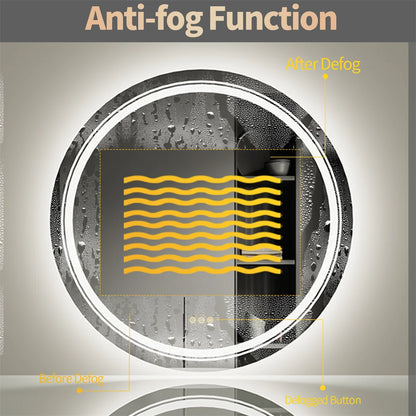 Round Bathroom Fogless Vanity Mirror
