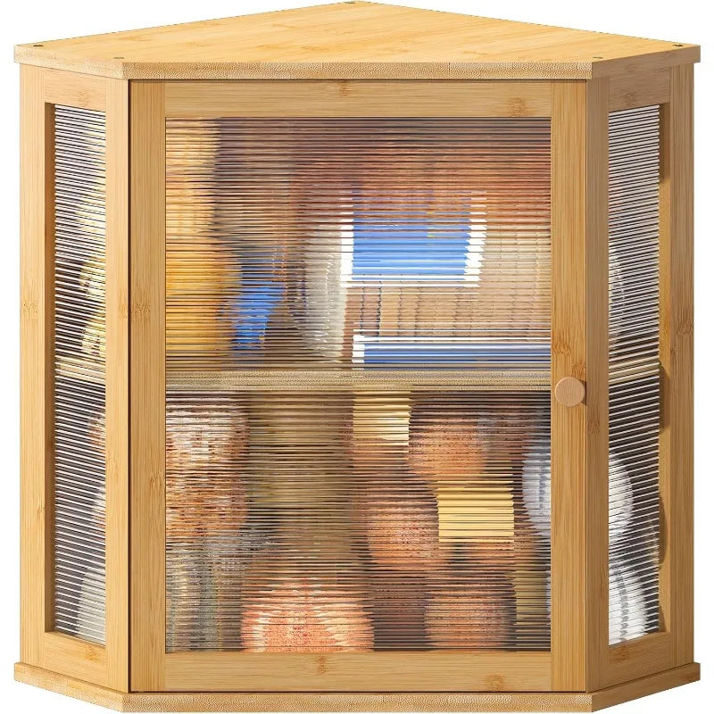 Corner Bread Box for Kitchen Countertop