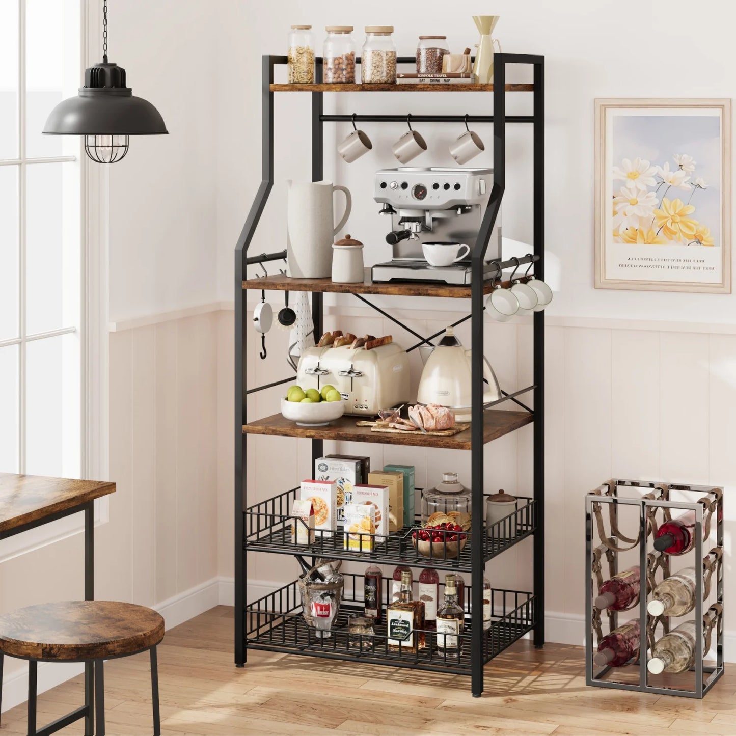Kitchen Bakers Rack Microwave Oven Stand