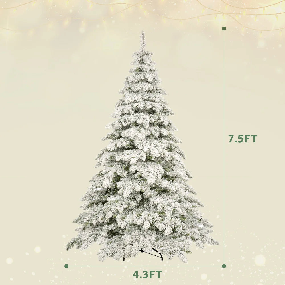 7.5ft Artificial Christmas Tree with 400 LED Lights