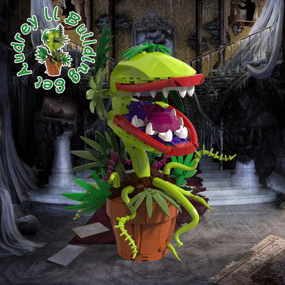 Little Shop of Horrors Audrey 2 Piranha Plant Building Blocks