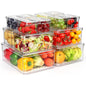 10 Pack Refrigerator Pantry Organizer Bins
