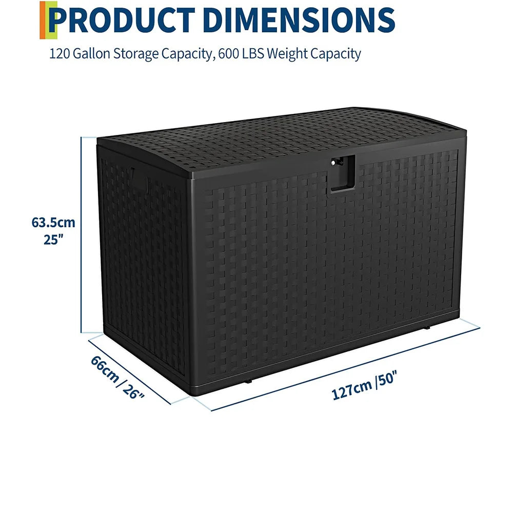 120 Gallon Storage Box Lockable