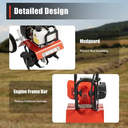 52CC Gas-Powered Mini Soil Cultivator